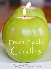 One Little Project Apple Tea Light Holder